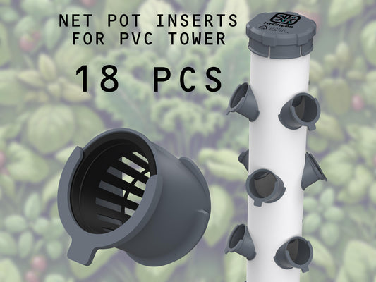 HydroSnap Tower Inserts & Clips - 2" (18 Pack)