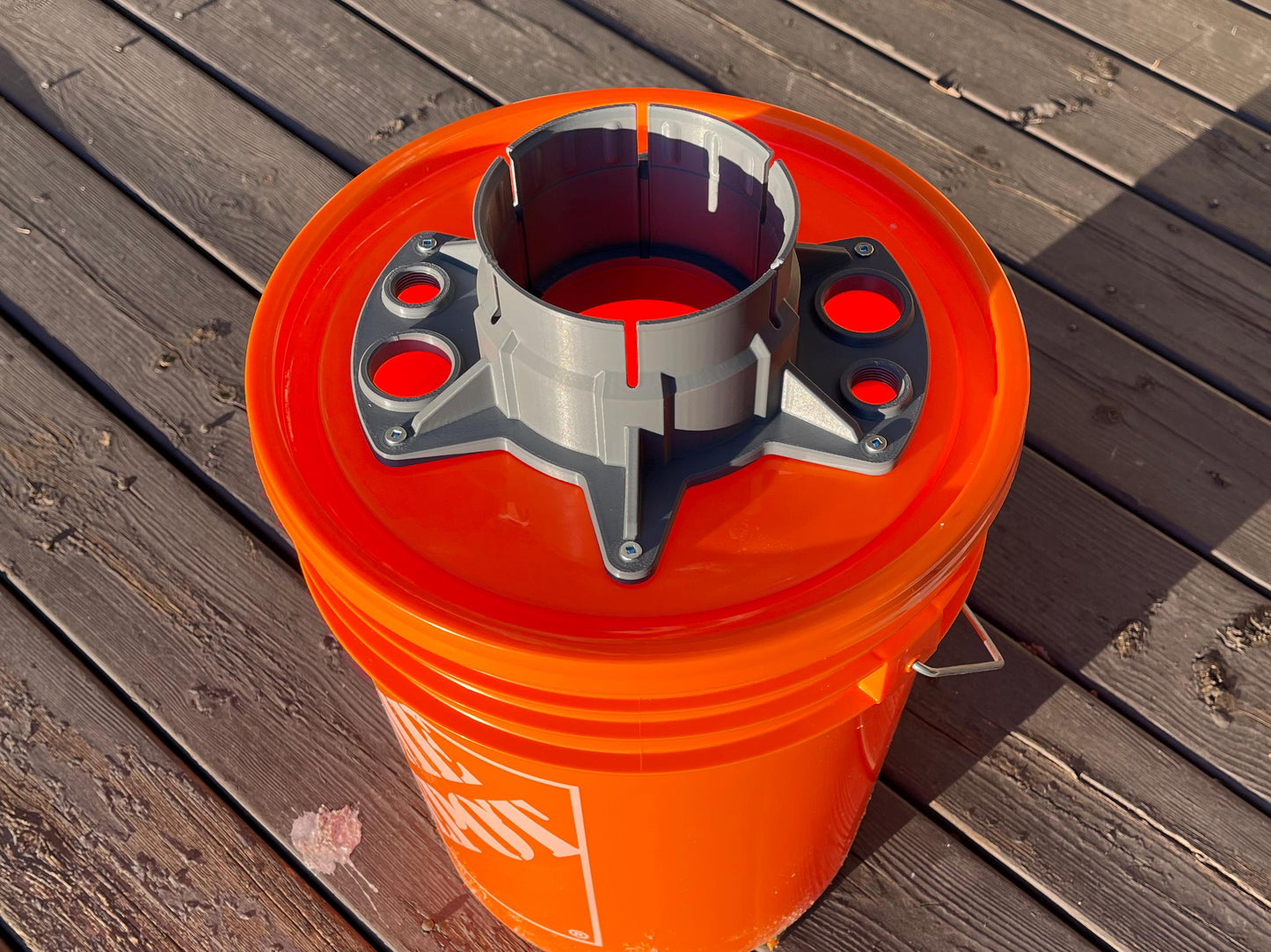 HydroSnap Tower Base - Secure Reservoir Mount for DIY Grow Towers